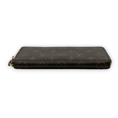 Louis Vuitton Monogram Portefeuille Clemence Zip-Around Wallet