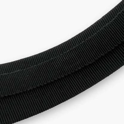 Ferragamo Vara Bow Headband Hair Band Black Silver Hardware Wide