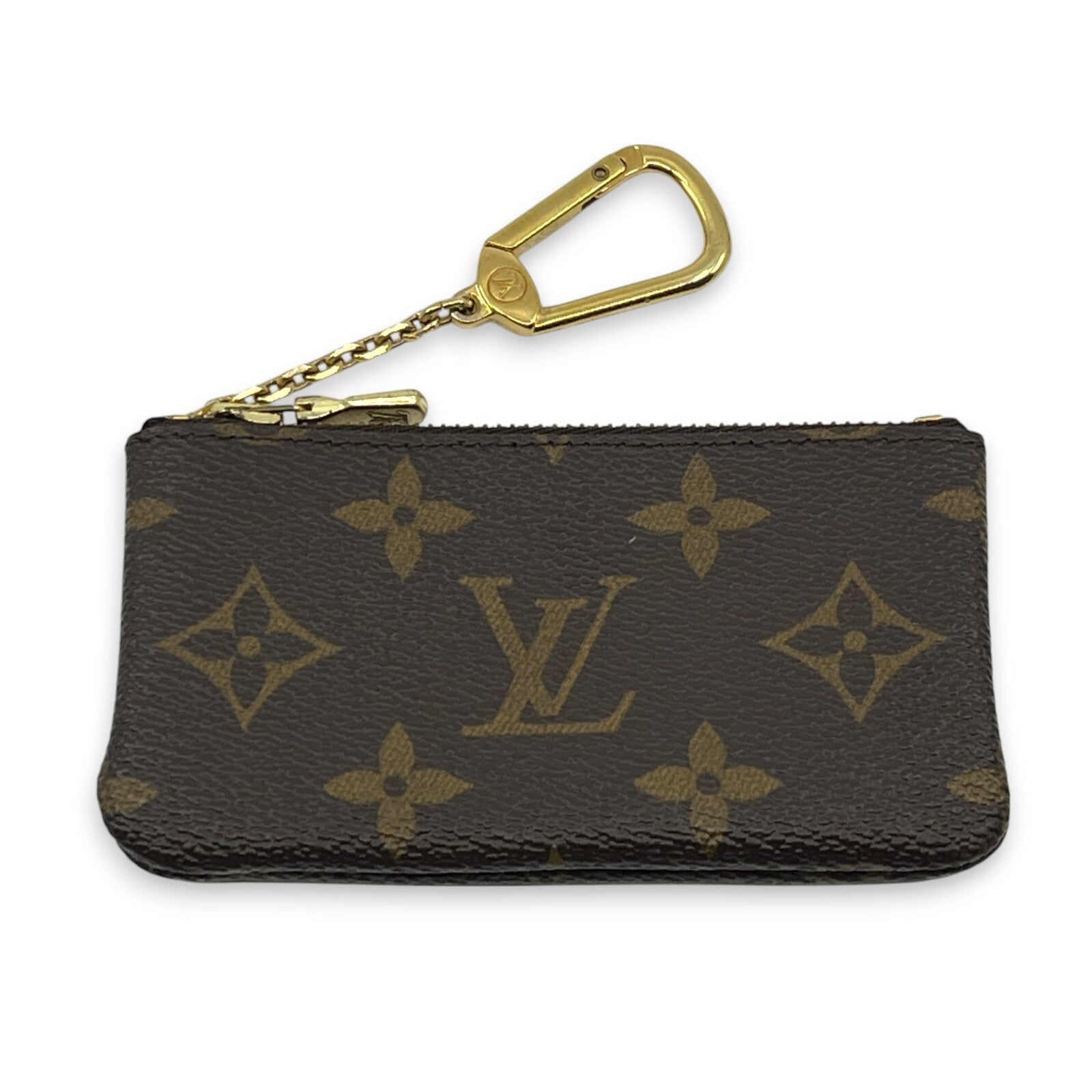 Louis Vuitton Monogram Pochette Cles Coin Purse and Keychain