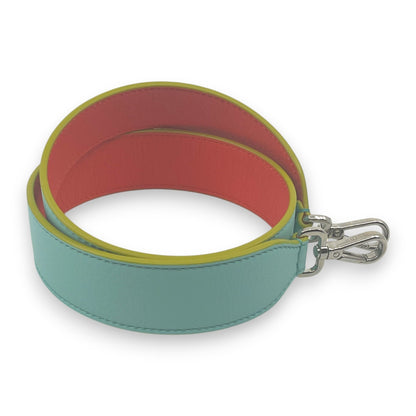 Fendi Strap You Leather Bag Strap in Light Blue w/ Dust Bag