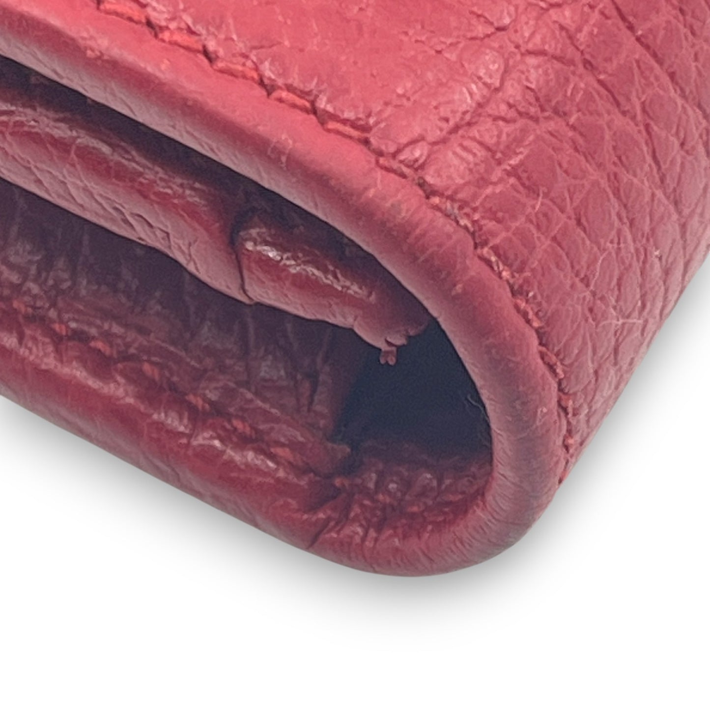 Gucci GG Marmont Continental Wallet in Red Leather