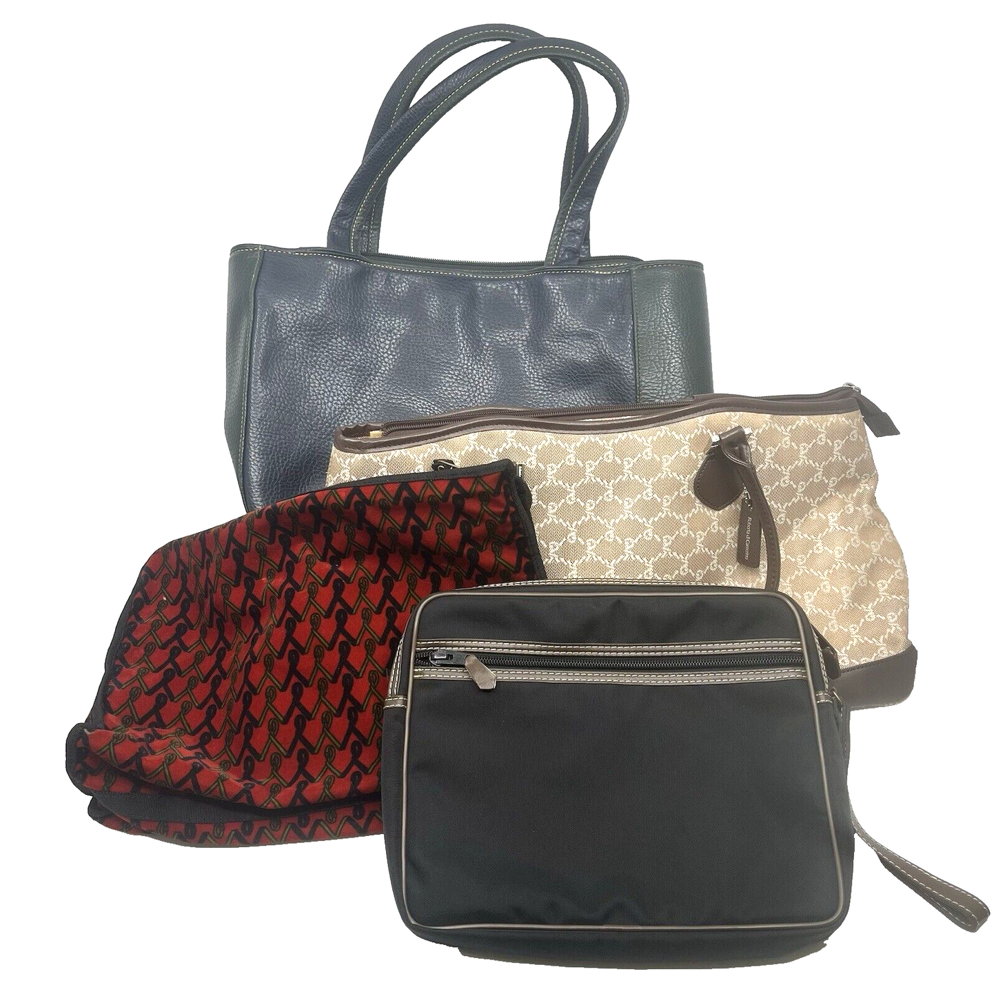 Roberta di Camerino Tote Bag La Tour Eiffel Handbag Dunhill Clutch Others 4 set