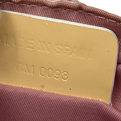 Christian Dior Trotter Pouch in Pink PVC with Number 2 patch