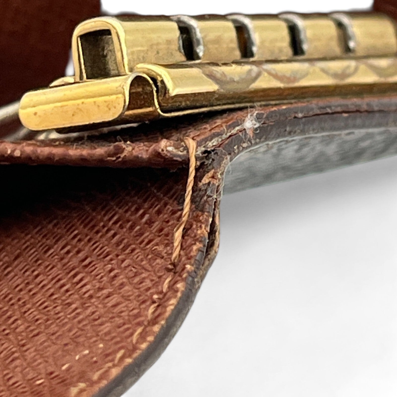 Louis Vuitton Monogram Minlan Multicles 4 Hooks Key Case Brown