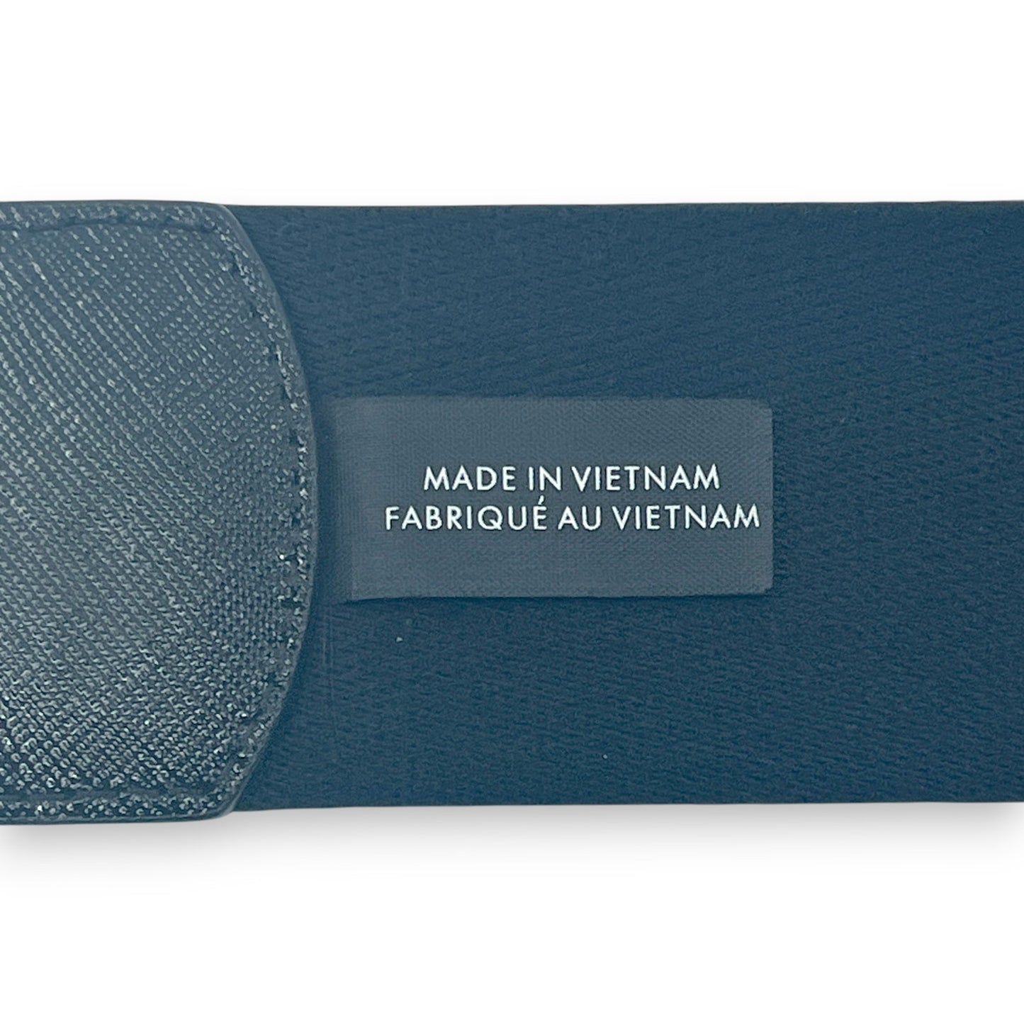 Marc Jacobs Adjustable Webbing Strap Black Gold with Pink Woven Logo