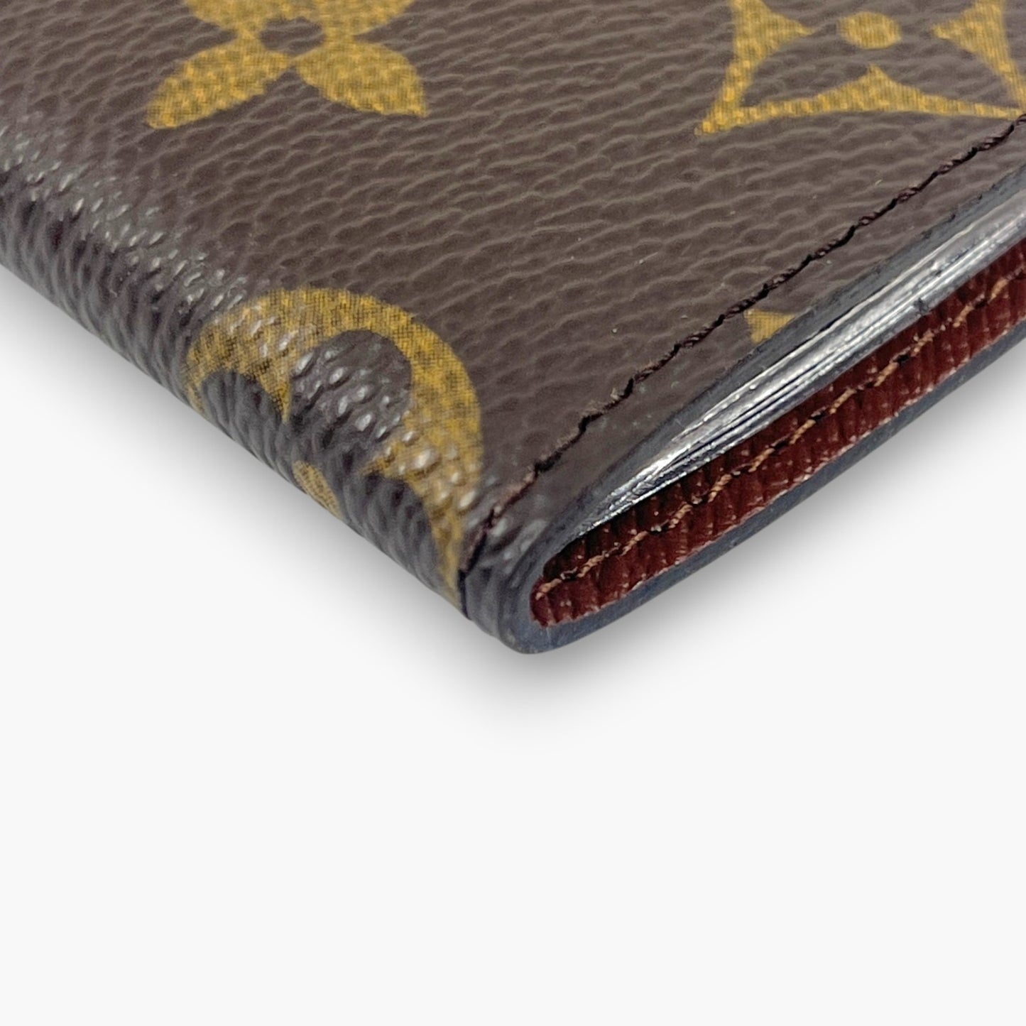 Louis Vuitton Monogram Card Case Wallet Bifold Made in France