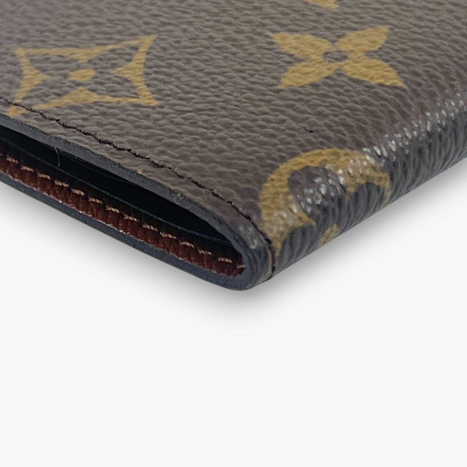 Louis Vuitton Monogram Card Case Wallet Bifold Made in France