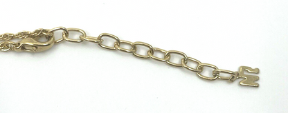 Nina Rich Leather Shoulder Bag Brown Key Case Necklace 3 Set