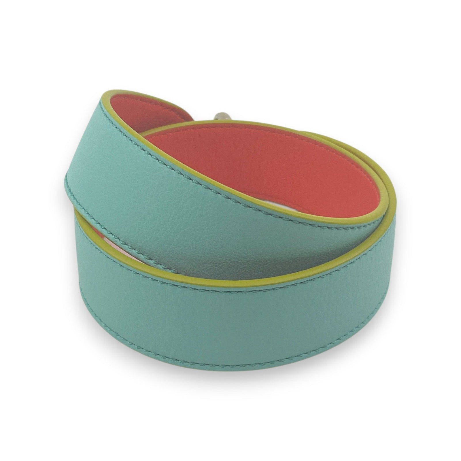 Fendi Strap You Leather Bag Strap in Light Blue w/ Dust Bag