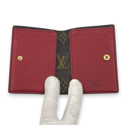 Louis Vuitton Monogram Portefeuille Marie Bifold Wallet Red M93802