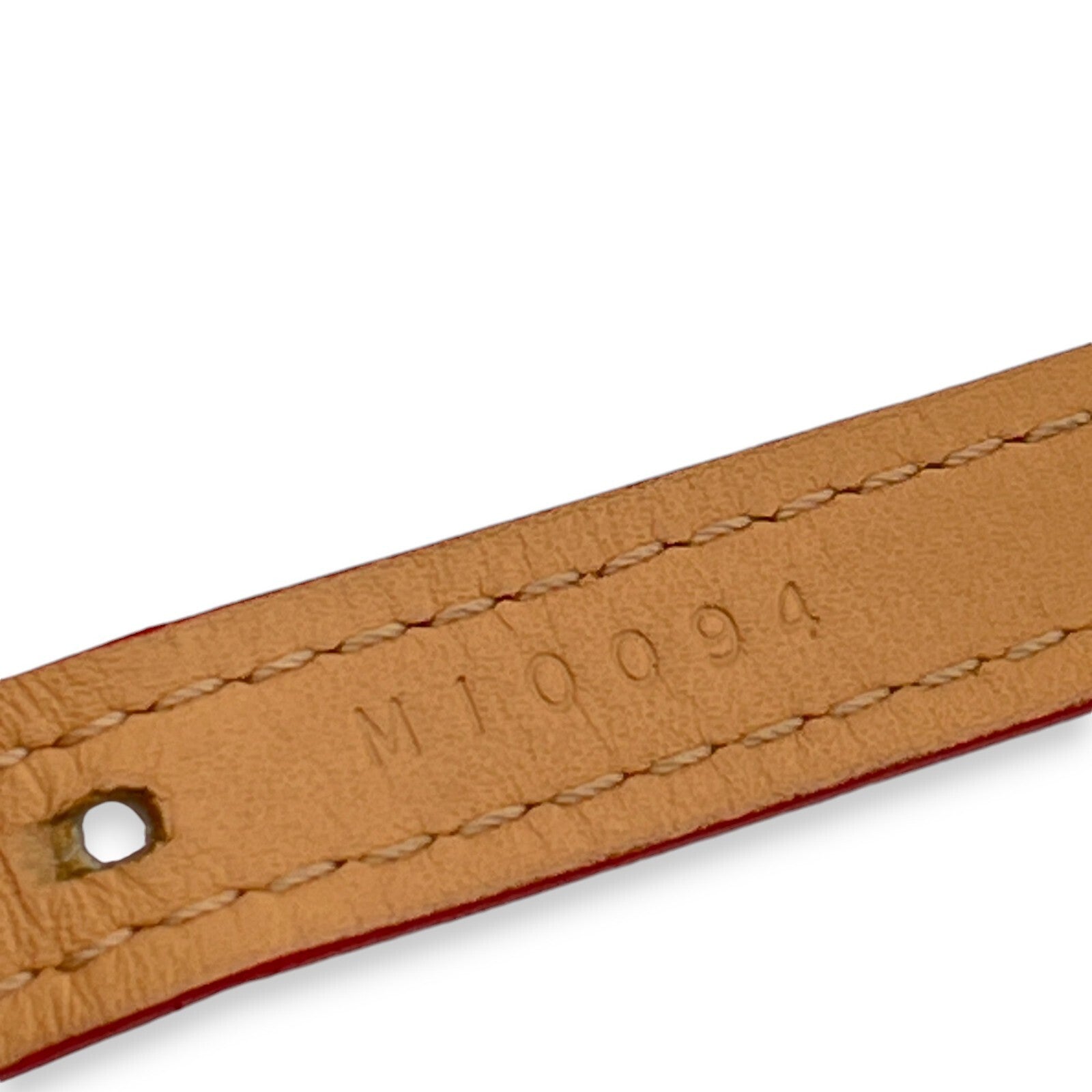 Louis Vuitton Monogram Vernis Triple Tour Bracelet Red