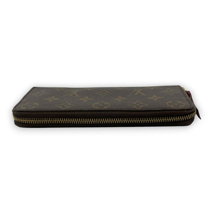 Louis Vuitton Monogram Portefeuille Clemence Zip-Around Wallet