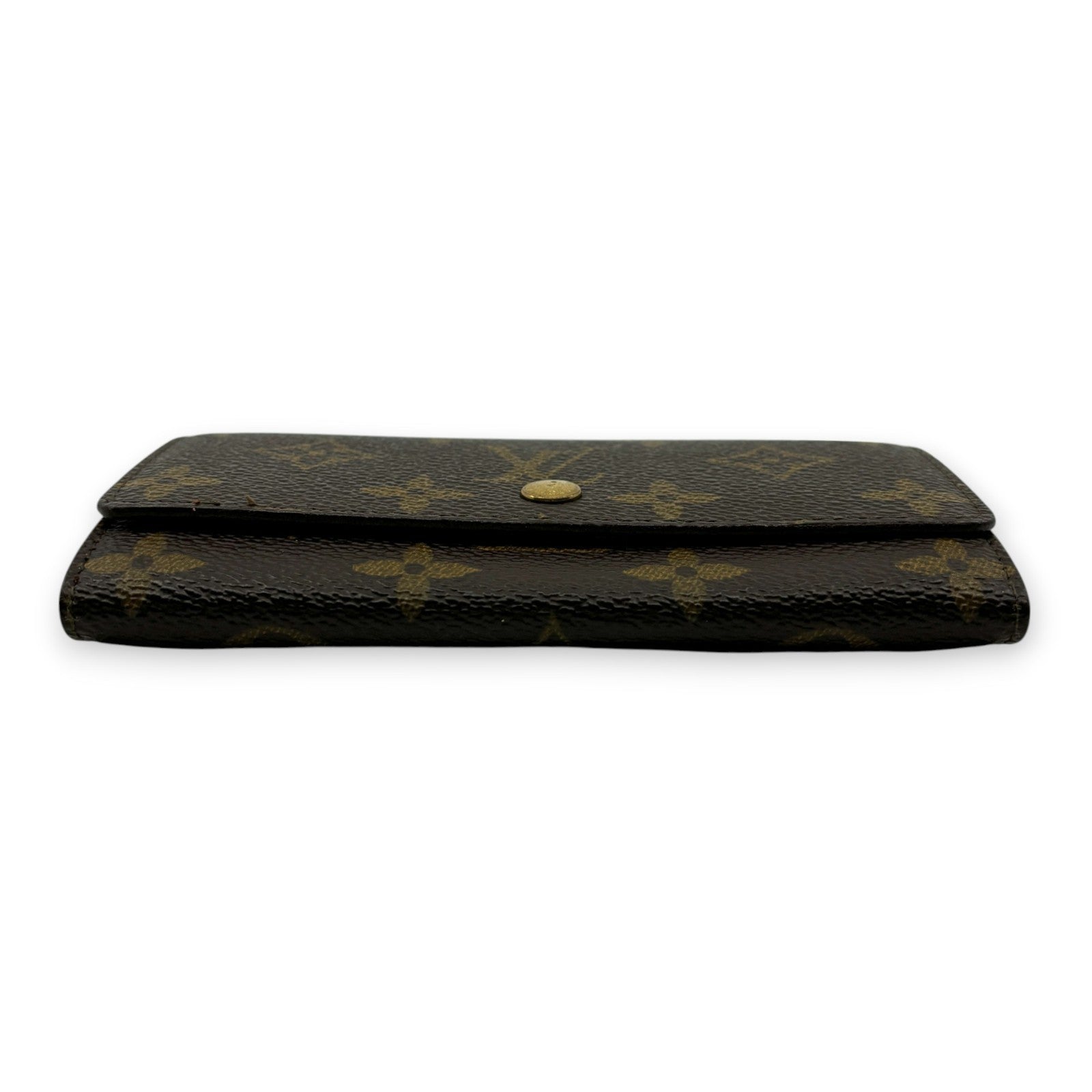 Louis Vuitton Monogram Porte Monnaie Zip Bifold Wallet M61735