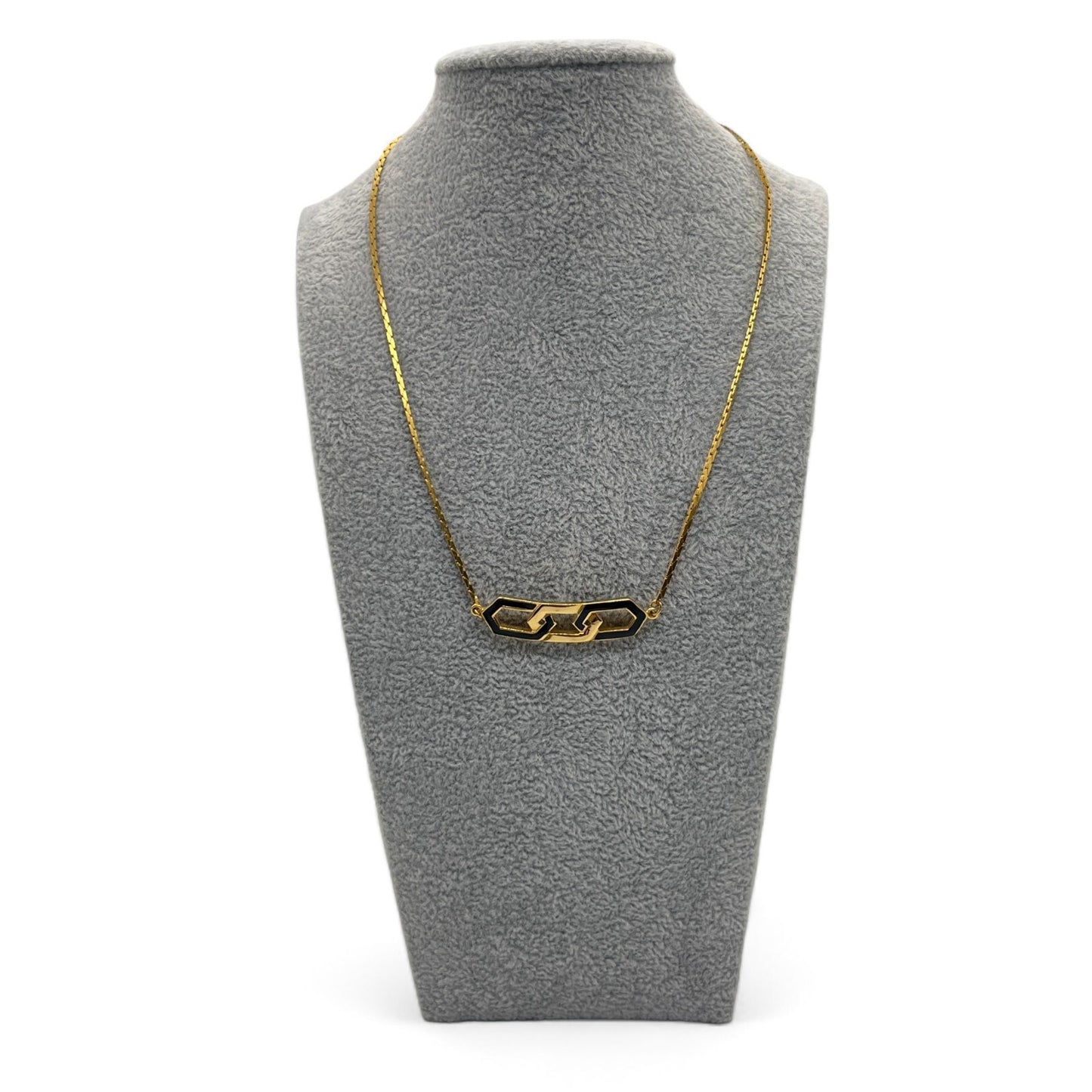 Givenchy GG Logo Pendant Necklace in Gold-Tone