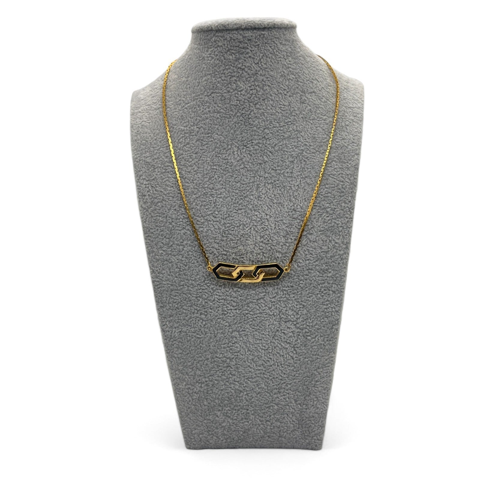 Givenchy GG Logo Pendant Necklace in Gold-Tone