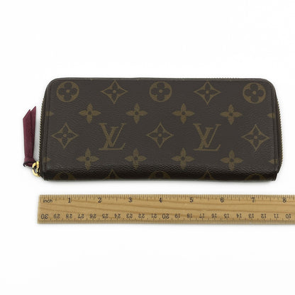 Louis Vuitton Monogram Portefeuille Clemence Zip-Around Wallet