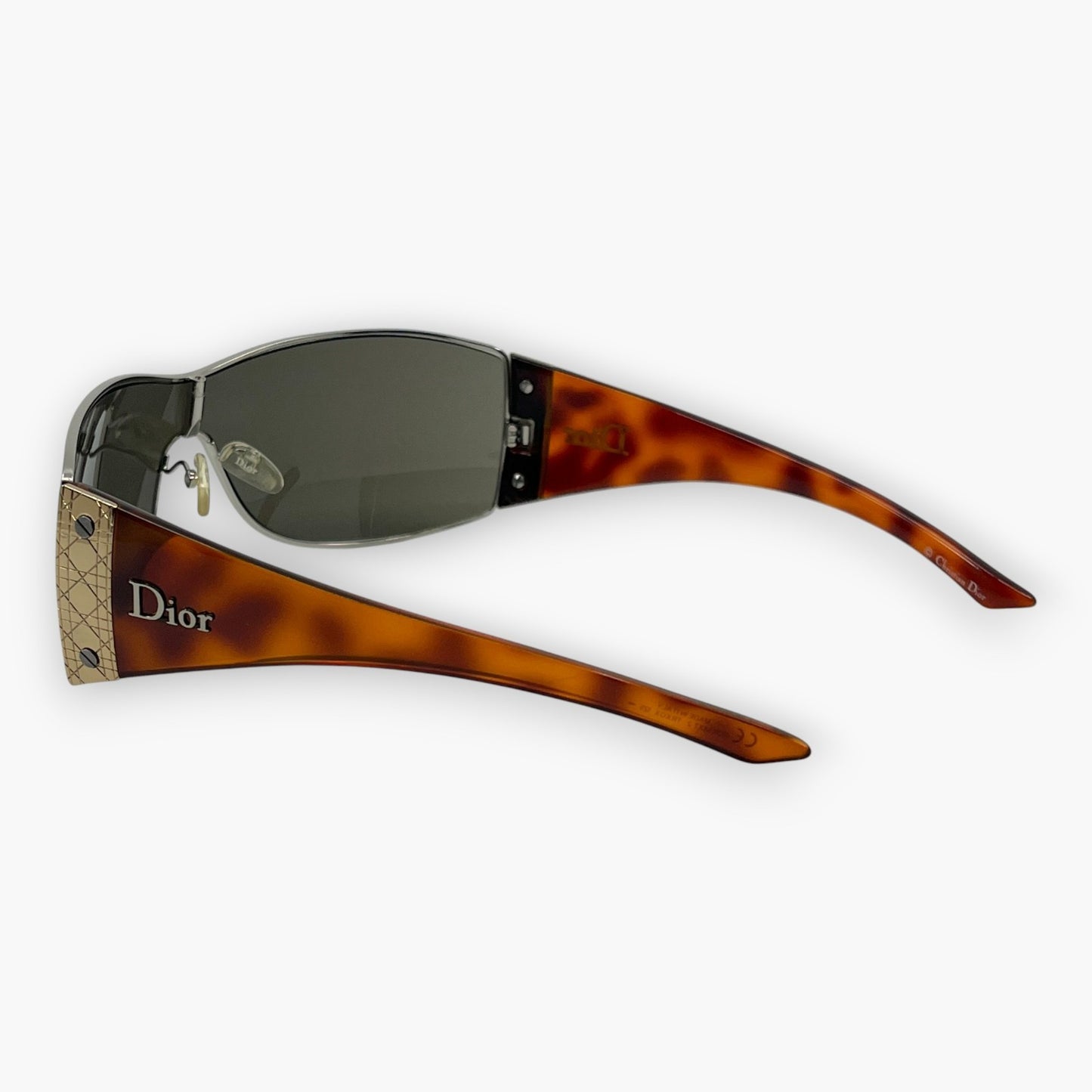 Christian Dior Gray Shield Sunglasses MIXT 2 TRXOX 125 Made in Italy