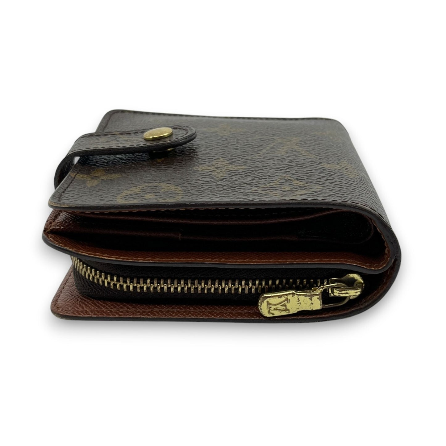 Louis Vuitton Monogram Compact Zip Bifold Wallet
