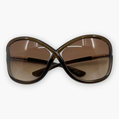 TOM FORD Brown Sunglasses FT0009/S Gradient Lenses w/ Case & Box