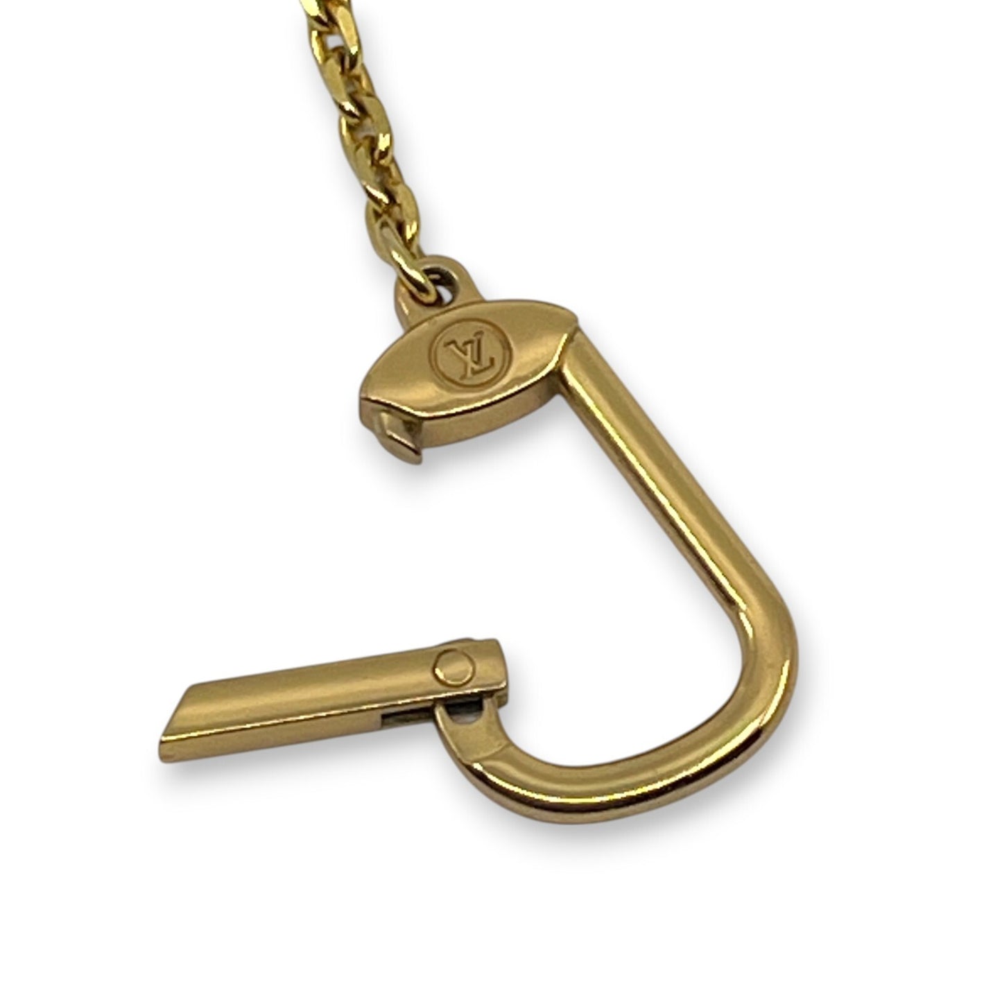 Louis Vuitton Monogram Pochette Cles Coin Purse and Keychain Brown