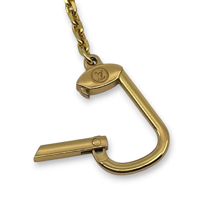 Louis Vuitton Monogram Pochette Cles Coin Purse and Keychain Brown