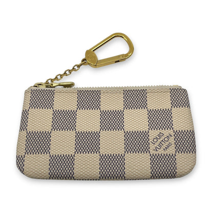 Louis Vuitton Damier Azur Pochette Cles Coin Purse and Keychain