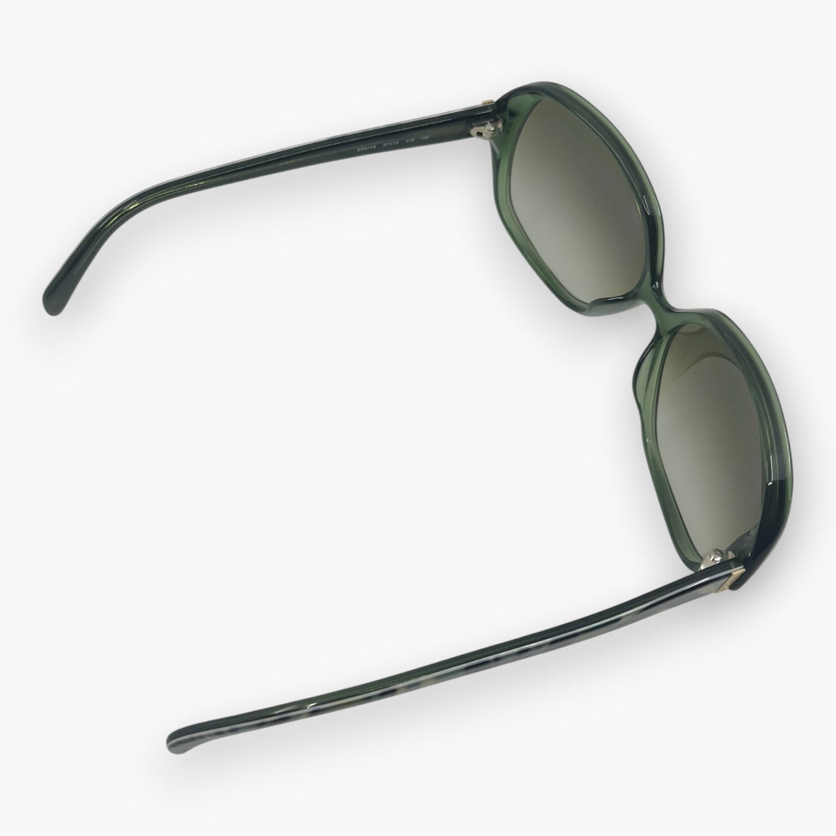 Emilio Pucci Light Gray Sunglasses EP671S Gradient Lenses w/ Case & Box
