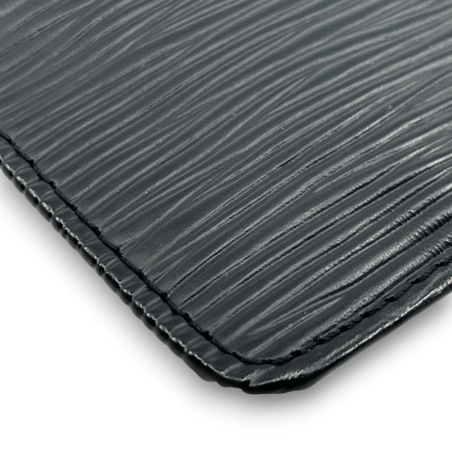 Louis Vuitton Epi Pochette Cles Leather Wallet Coin Purse Black