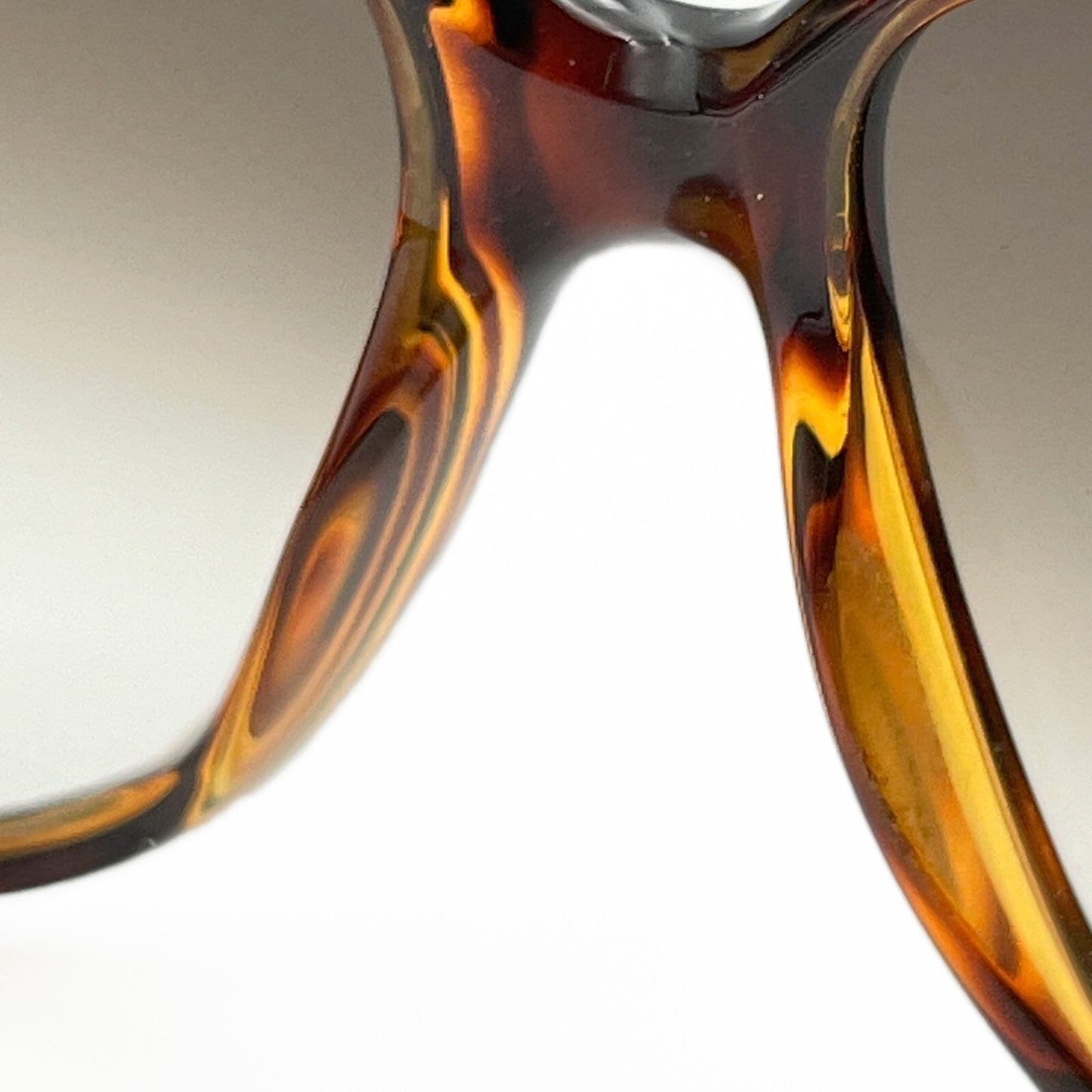 Christian Dior Madrague Square Sunglasses Brown w/ Case