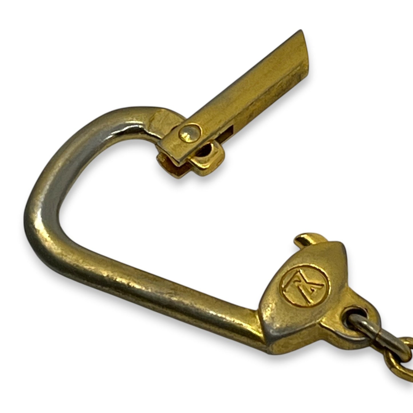 Louis Vuitton Monogram Pochette Cles Vintage Coin Pouch with Large LV Logo