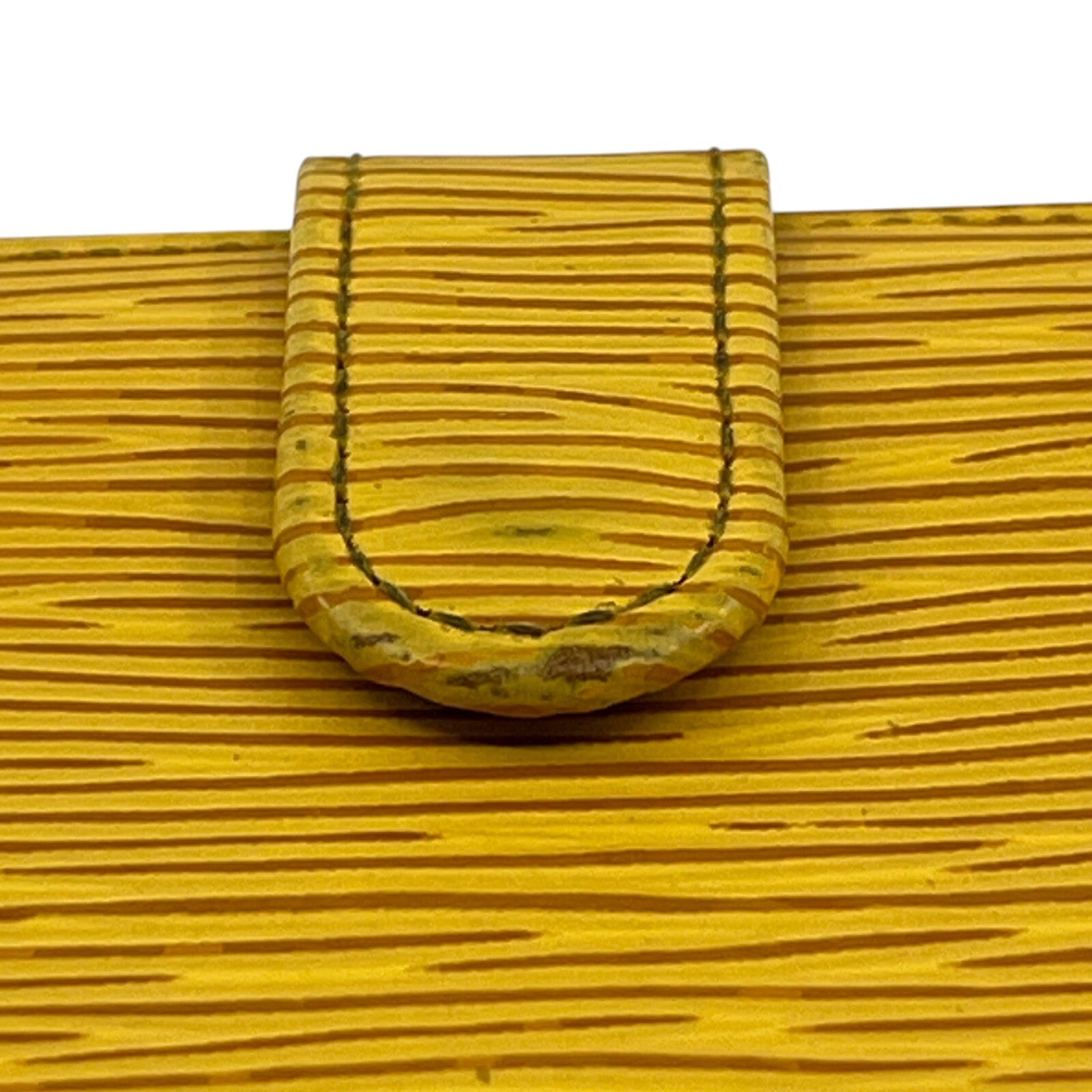 Louis Vuitton Epi Porto Monet Billet Viennois Compact Wallet in Yellow