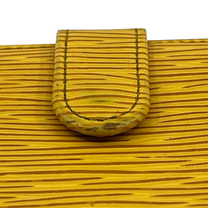 Louis Vuitton Epi Porto Monet Billet Viennois Compact Wallet in Yellow