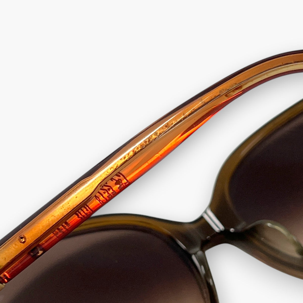 Chloe Sunglasses CL2218 C02 Brown Made in France W/ Full Box Set Card