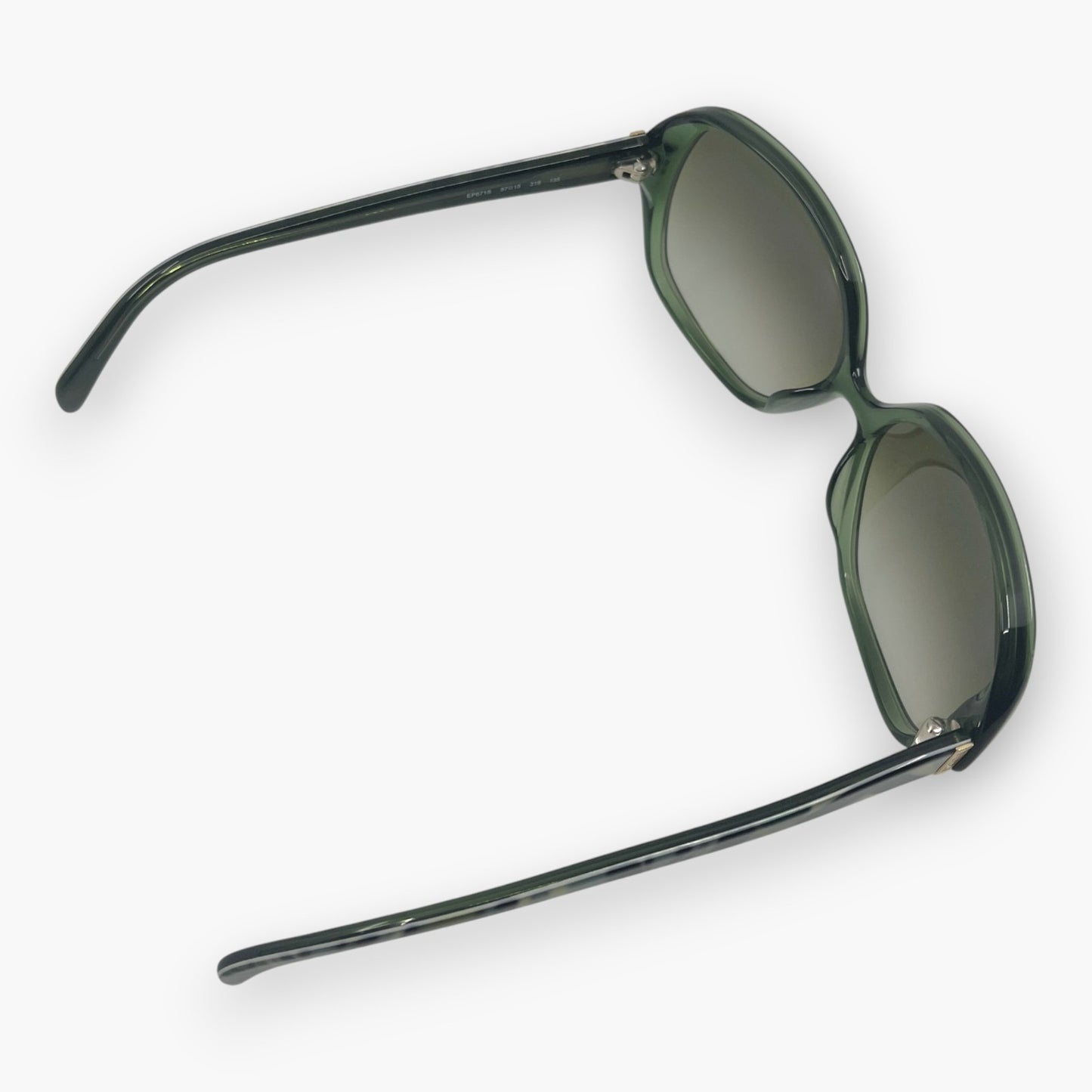 Emilio Pucci Light Gray Sunglasses EP671S Gradient Lenses w/ Case & Box