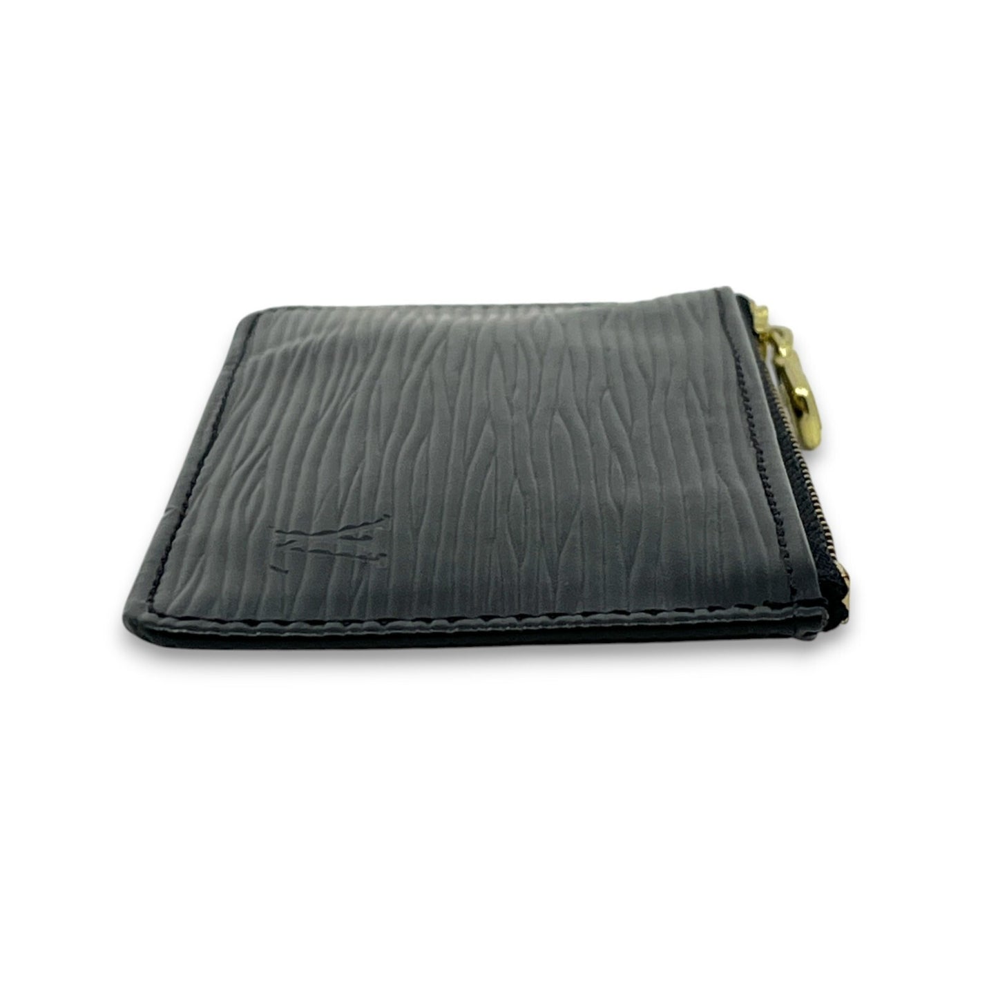 Louis Vuitton Epi Pochette Cles Leather Wallet Coin Purse Black