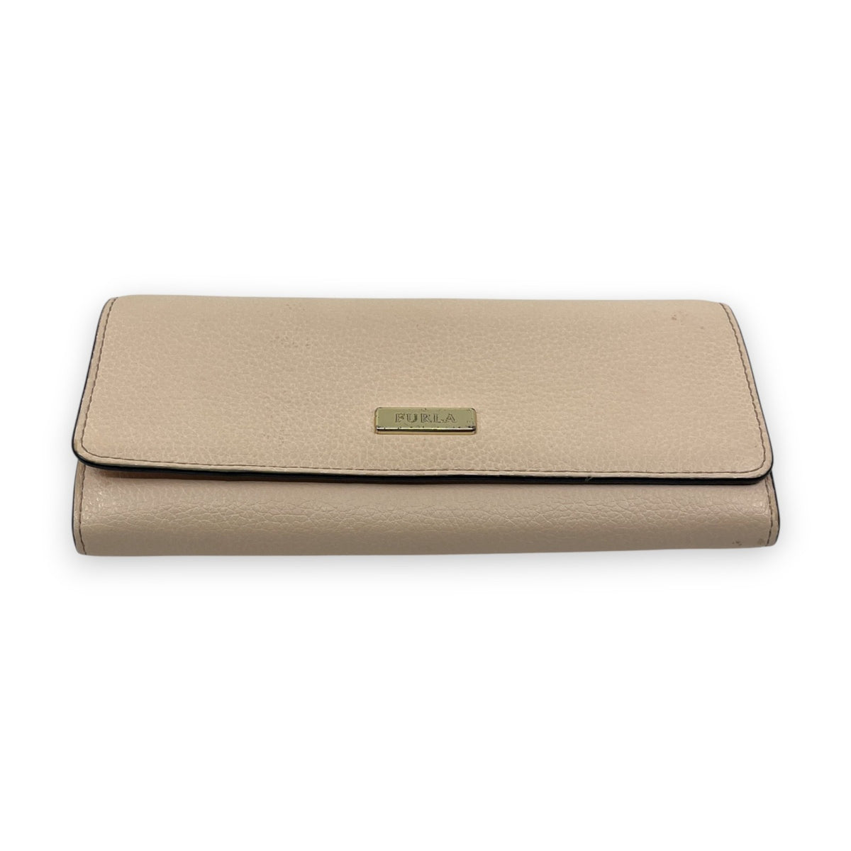 Furla Ritzy Light Pink Leather Continental Wallet Flap Long Purse