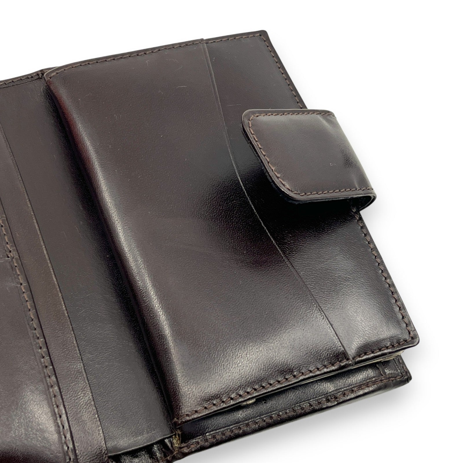 Fendi Zucca  Canvas Leather Bifold Wallet in Brown /w Box