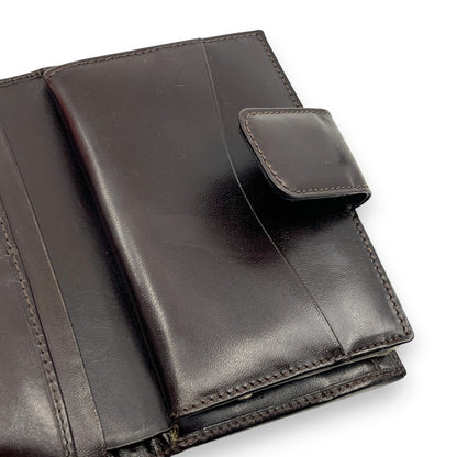 Fendi Zucca  Canvas Leather Bifold Wallet in Brown /w Box