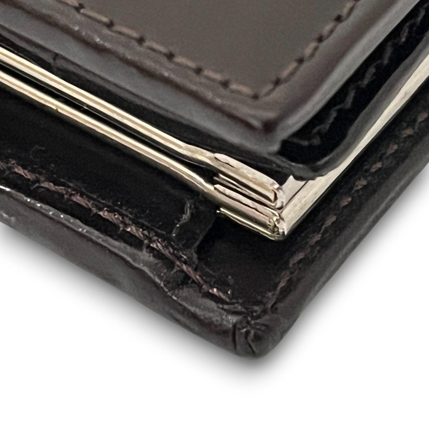 Fendi Zucca  Canvas Leather Bifold Wallet in Brown /w Box