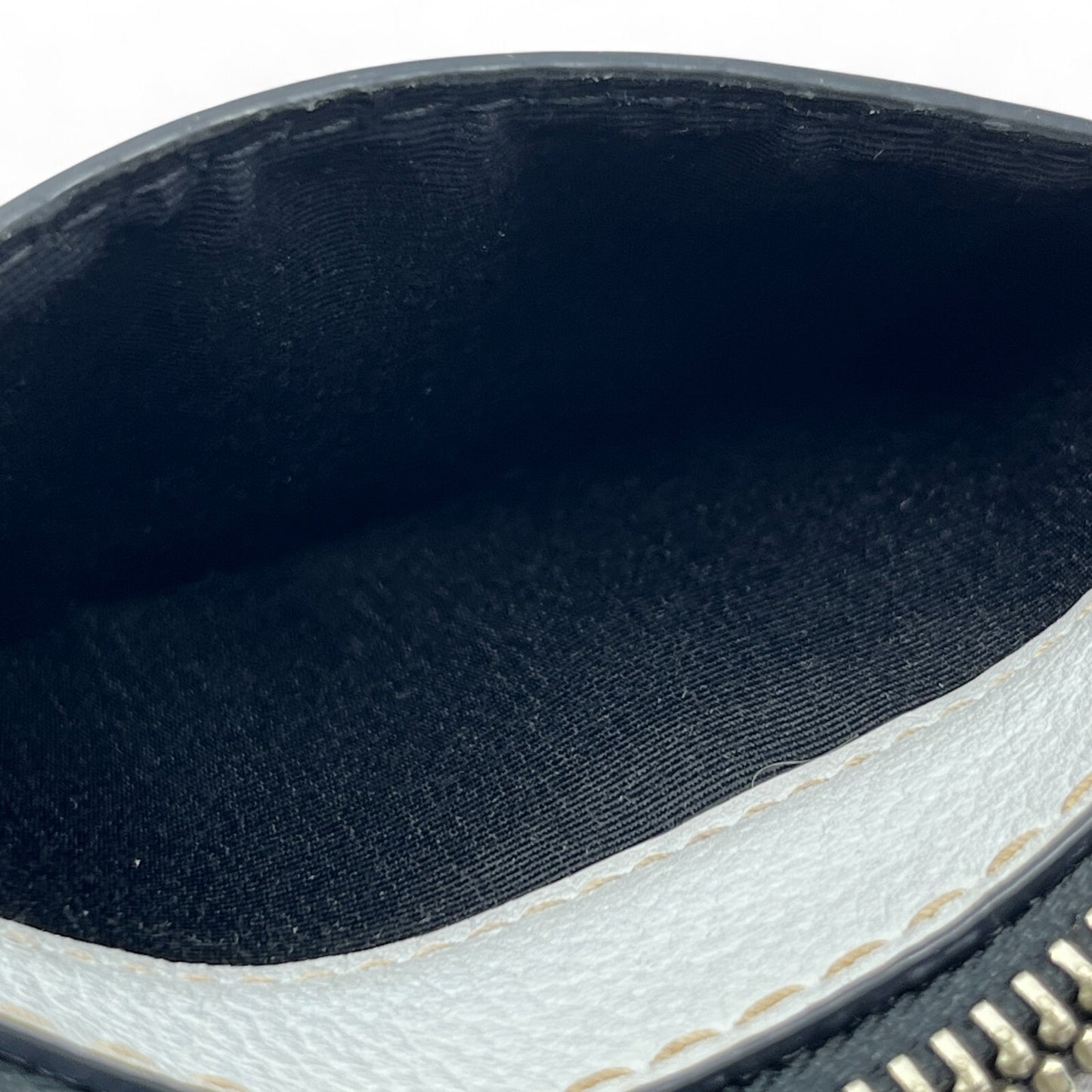 Marc Jacobes Leather Top Zip Coin Purse and Card Case in Gray