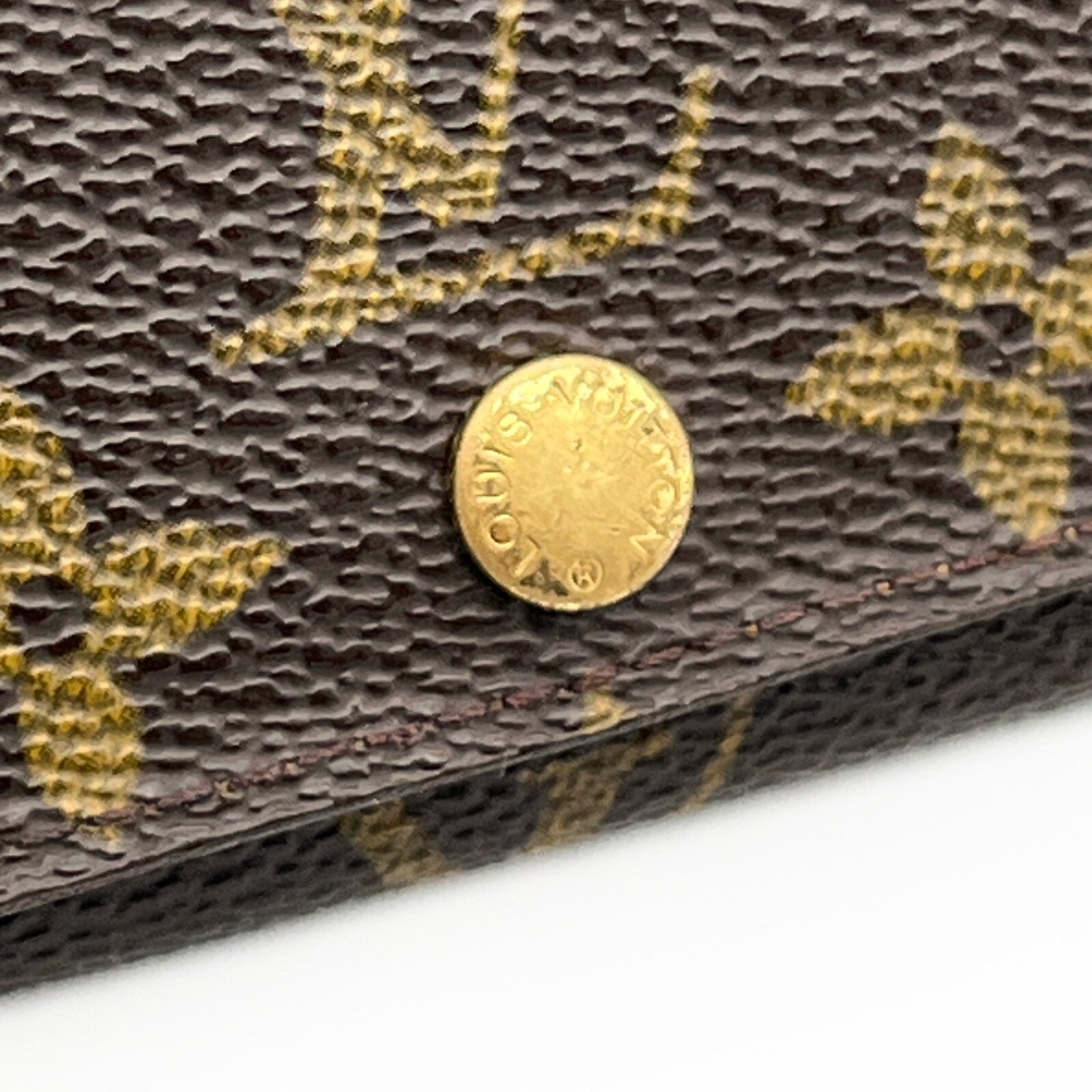 Louis Vuitton Monogram Minlan Multicles 4 Hooks Key Case Brown