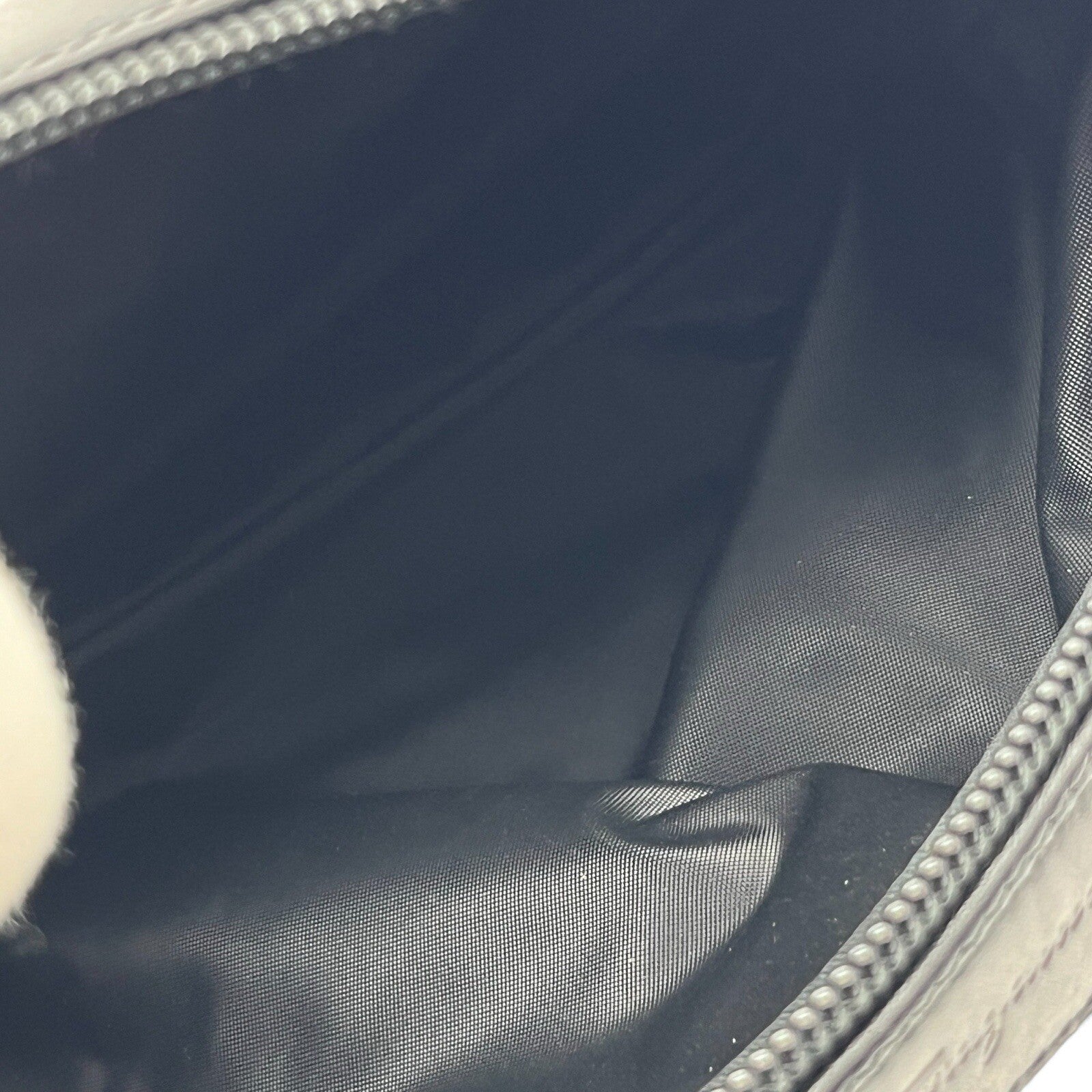 Salvatore Ferragamo Fabric and Leather Pouch in Black