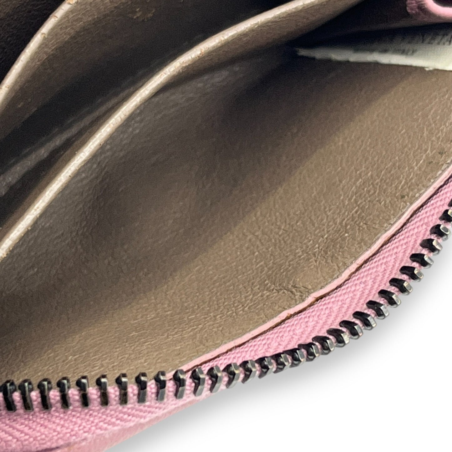 Bottega Veneta Intrecciato Leather Compact Zip-Around Wallet Pink