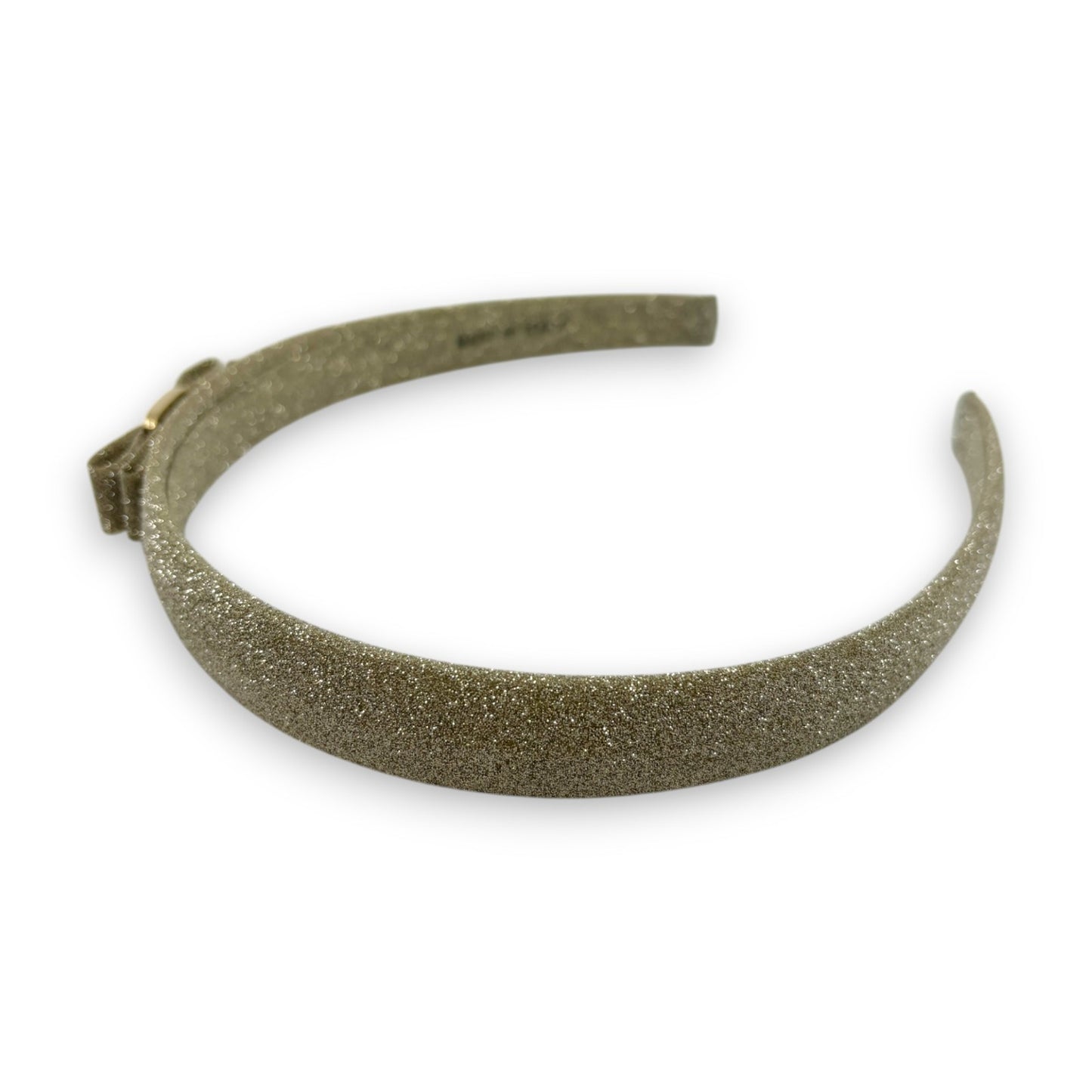 Salvatore Ferragamo Vara Glitter Silver Headband Hair Accessory