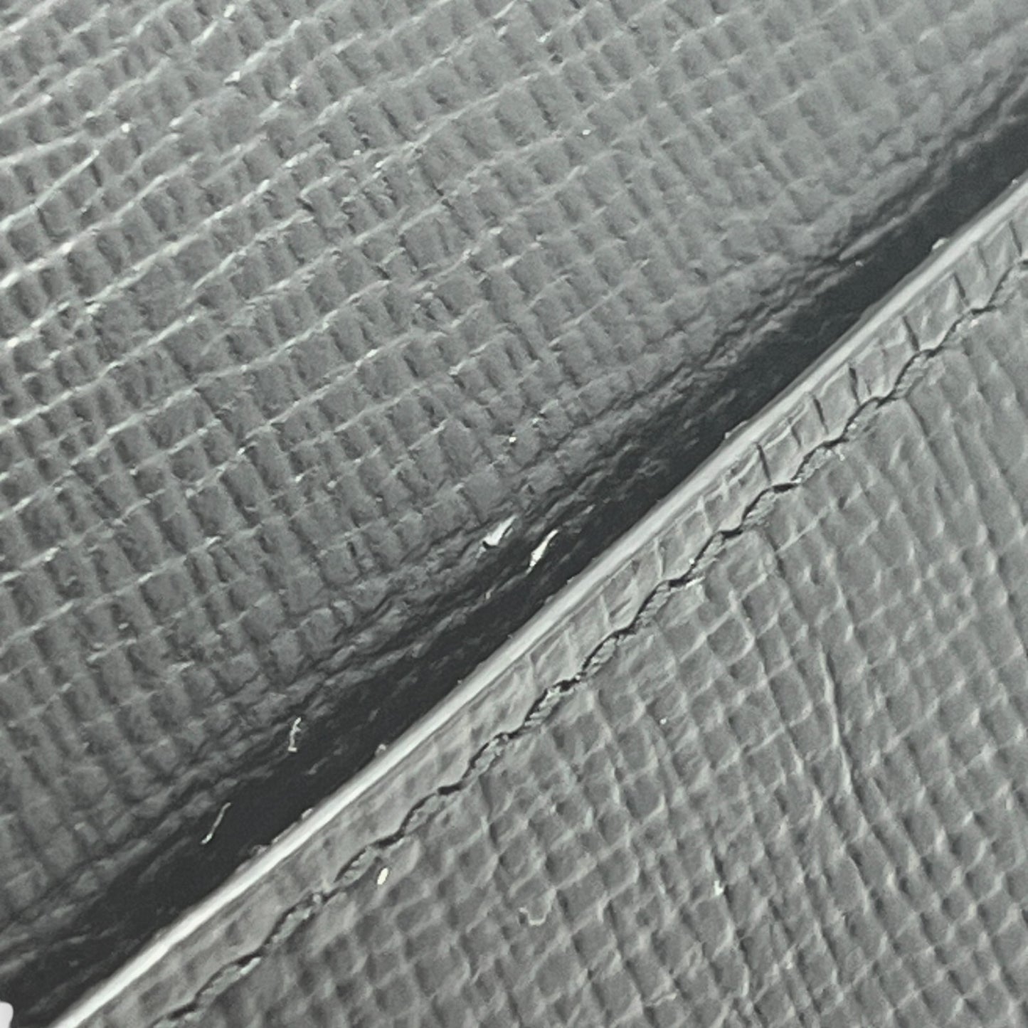 Bally Mandy Leather Chain Card Wallet Black with Box and Dust Cloth