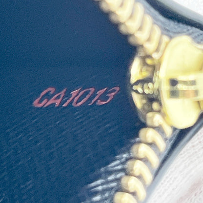 Louis Vuitton Epi Pochette Cles Leather Wallet Coin Purse Black