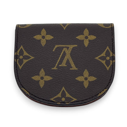 Louis Vuitton Monogram Porte-Monnaie Gousset Coin Purse Brown