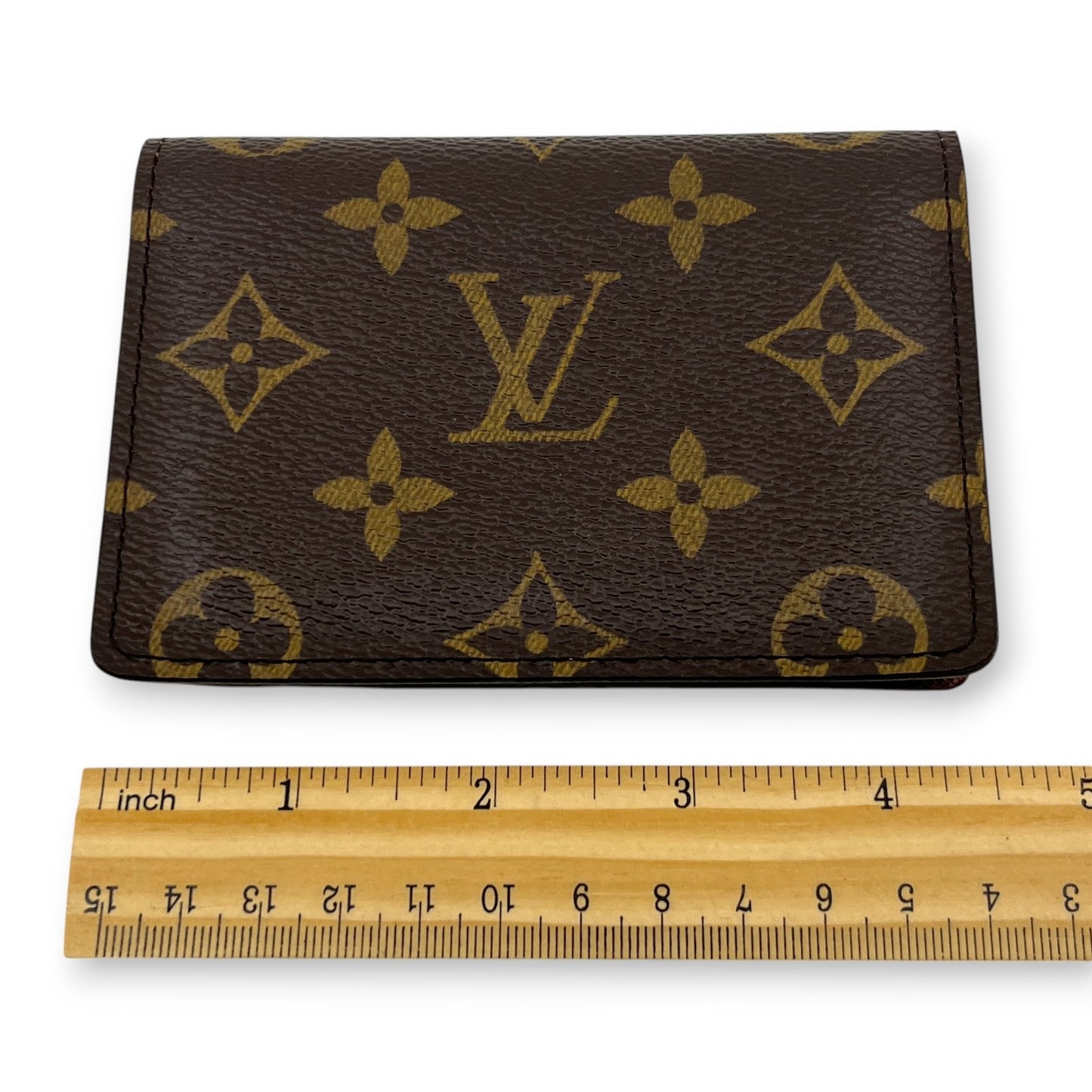 Louis Vuitton Monogram Port 2 Cartes Verticales Card Holder Wallet