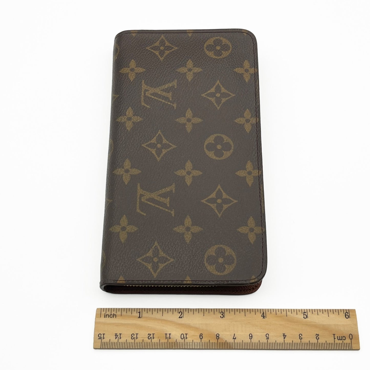 Louis Vuitton Monogram Porte Monnaie Zip Long Wallet