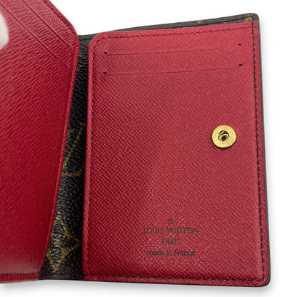 Louis Vuitton Monogram Portefeuille Marie Bifold Wallet Red M93802
